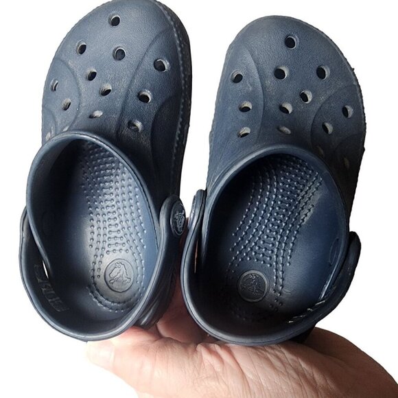 Crocs Kids Classic Clog Light Blue Baby Boys Size 8 / 9 - Picture 7 of 9
